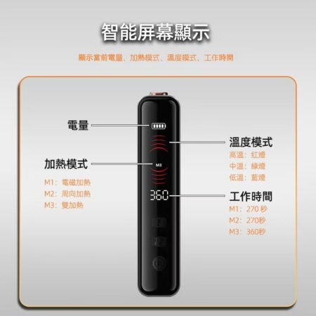 HITASTE F3 Terea 相容加熱煙機｜3200mAh 長效續航＋複吸黑科技